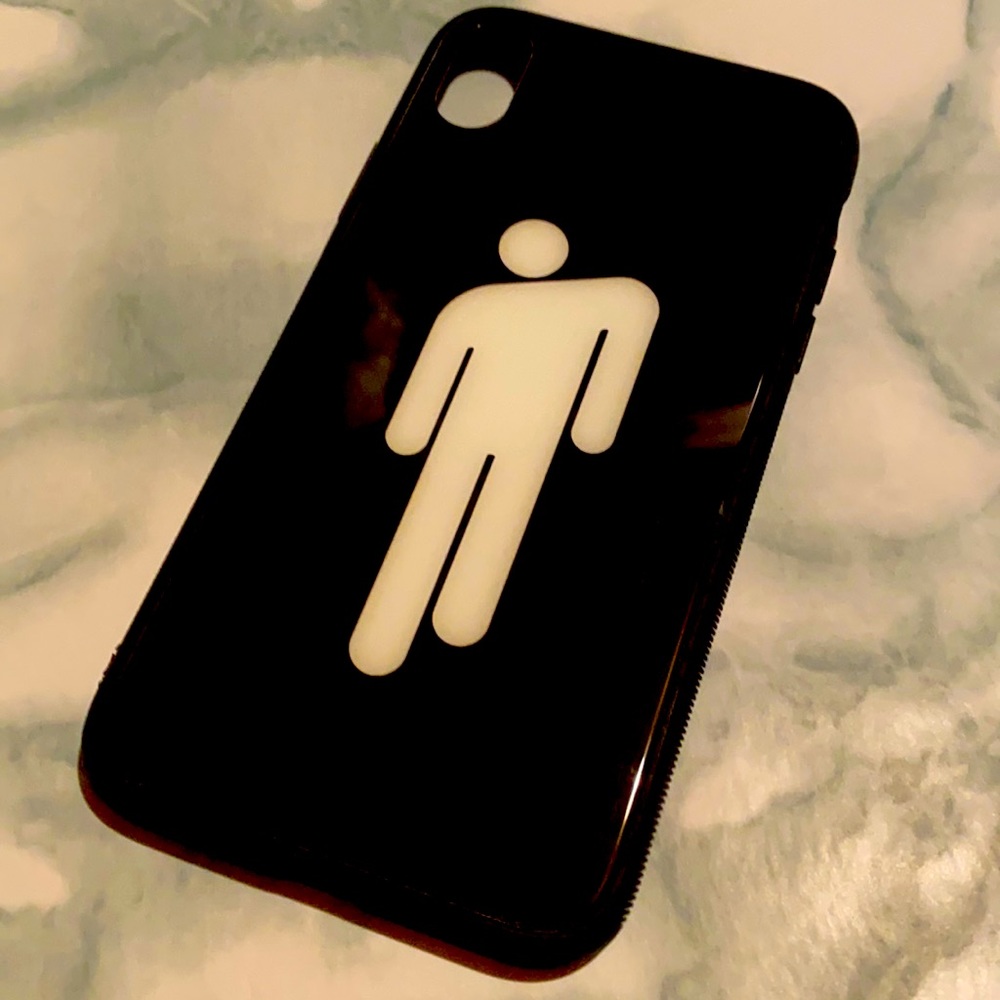Billie Eilish Blohsh Phone Case - Black/White-Fits iPhone XR